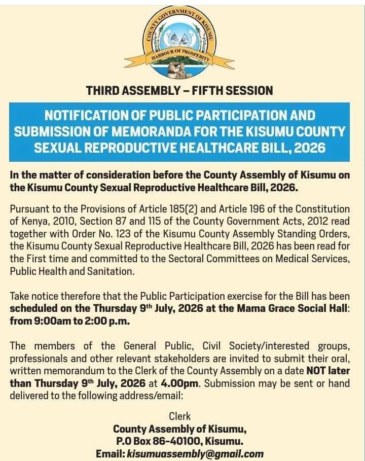 AndGirls9173's tweet photo. Another win!!
We joined the Kisumu County Health Committee alongside  partners to review and strengthen the Kisumu County Sexual and Reproductive HealthCare(SRH) Bill,which is currently at the public participation stage.We call all persons  to show up,Voice Yetu strenght Yetu. https://t.co/n3hRCsaJtK