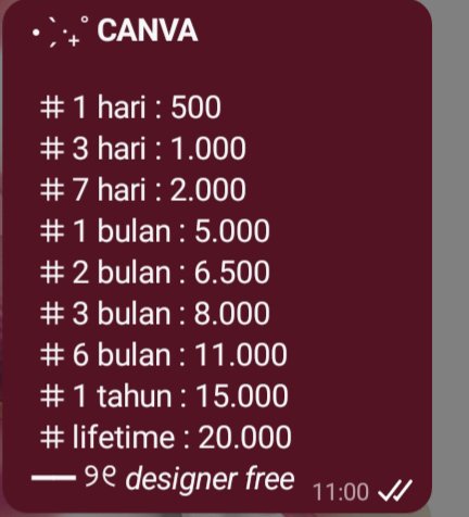 kiosbw's tweet photo. @sorelitary Yukk kak, pay diakhir yaa https://t.co/0nITkAQXkP