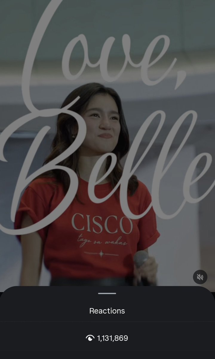 hellovanzzz's tweet photo. A million views on Belle's heartfelt love and farewell letter to Donny and the Bubblies.

What a beautiful yet bittersweet way to close the DonBelle era. And from here on, we're finally stepping into the acceptance stage. 🥺 https://t.co/v1OzZu5ZhJ