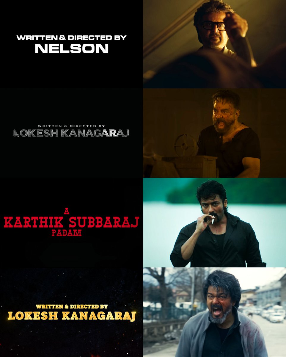 Cinema30sec's tweet photo. Heroic Dimensions in Kollywood 🔥

Over the last decade, different Kollywood directors have showcased their lead characters with their own unique style of heroism and charisma.

#Actors #Directors #TamilCinema https://t.co/JzB1tJRXT3
