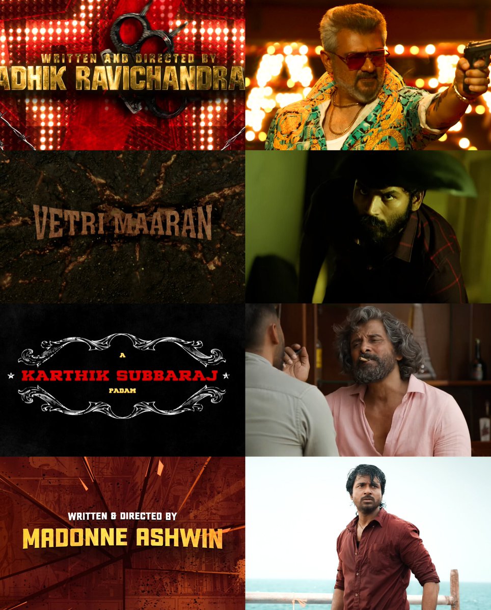 Cinema30sec's tweet photo. Heroic Dimensions in Kollywood 🔥

Over the last decade, different Kollywood directors have showcased their lead characters with their own unique style of heroism and charisma.

#Actors #Directors #TamilCinema https://t.co/JzB1tJRXT3