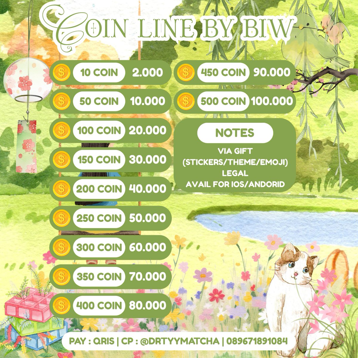 kiosbw's tweet photo. @euphourr Sinii kak, via gift 
Kaka tinggal send link theme nya ajaa https://t.co/SyLBO4OKza