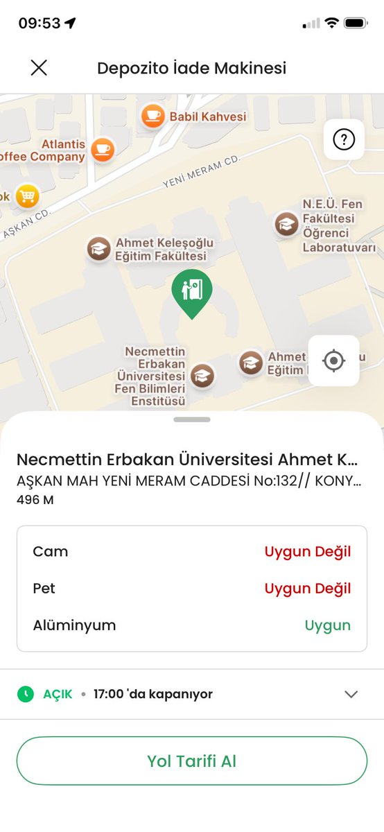 AbdOzk's tweet photo. DOA uygulaması üzerinden benim bile görebildiğim “iade noktalarındaki Depozito İade Makinelerinin” doluluk durumlarını ilgilileri göremiyor mu, görüyor  da bir şey yapmıyor mu yoksa yapamıyor mu?
Çok yazık!!!
@csbgovtr 
@TCKonyaValiligi 
@Konyabuyuksehir 
@NEUniversitesi https://t.co/xzTNT3gx3S