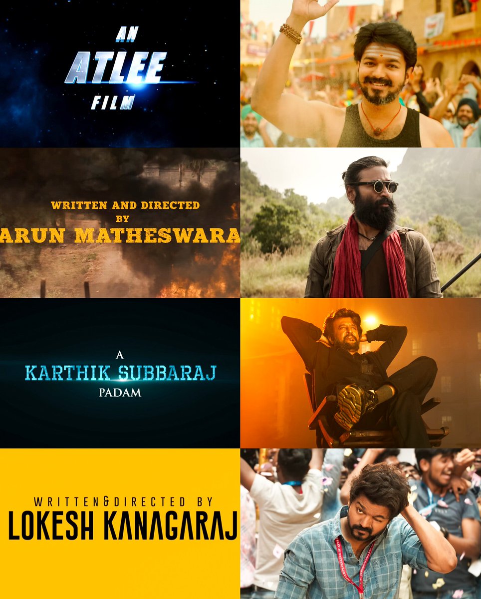 Cinema30sec's tweet photo. Heroic Dimensions in Kollywood 🔥

Over the last decade, different Kollywood directors have showcased their lead characters with their own unique style of heroism and charisma.

#Actors #Directors #TamilCinema https://t.co/JzB1tJRXT3
