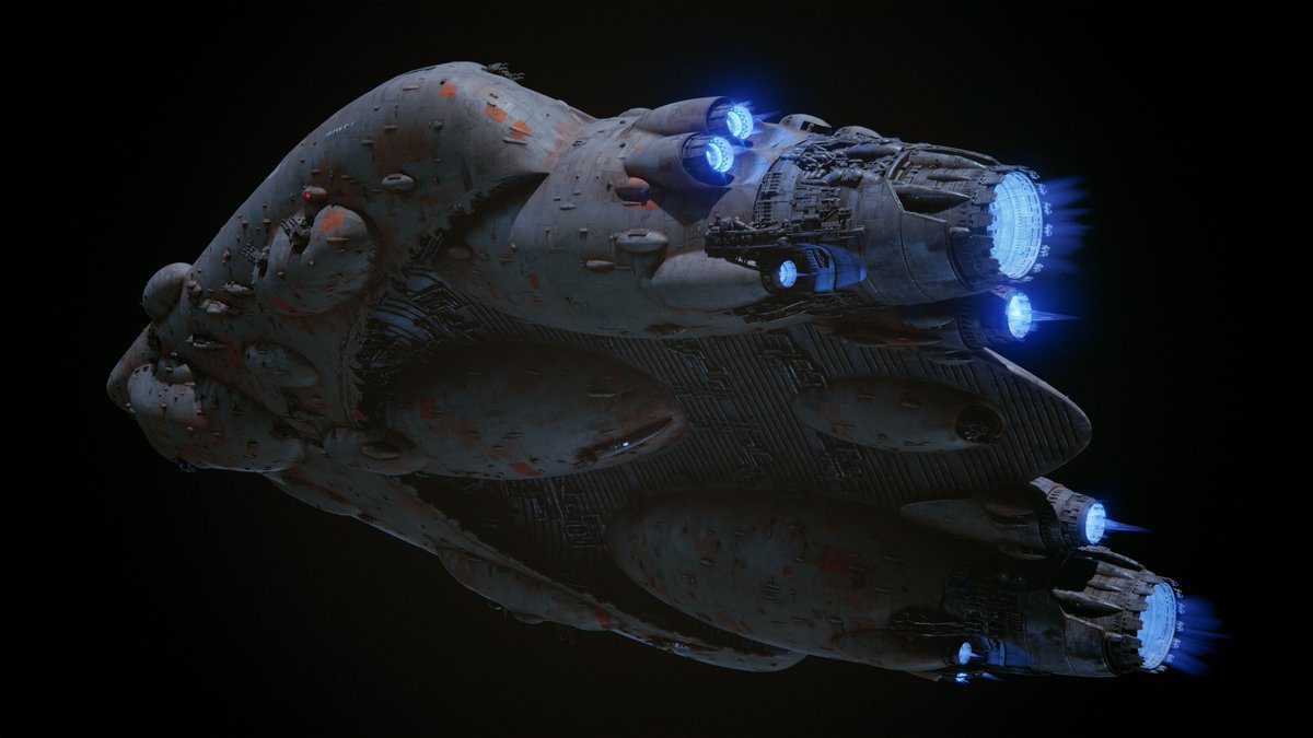 howieeday's tweet photo. Soooo, I'm back on my Star War nonsense - this time, returning to a 5 year old project to create a smaller Mon Calamari ship, thinking about frigate scale. Tons of work done since I picked this back up! https://t.co/SGuauTEV2U
