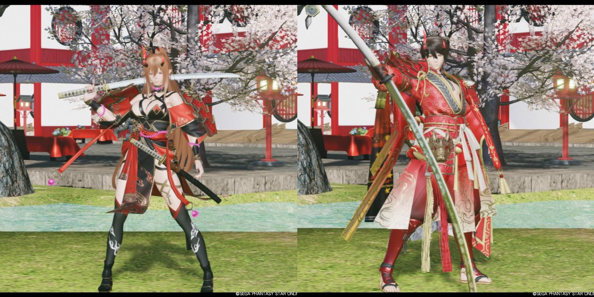 Touma1218t's tweet photo. 鬼武者コーデ

#男性アークス応援し隊
#PSO2NGS_SS 
#PSO2NGS
#NGS https://t.co/WJkGZWkk4K