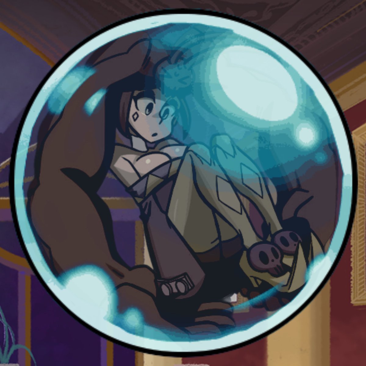 _BrainNelly_27's tweet photo. Oh, una nueva variante de Cerebell- 
¡¿VITALE?!
#skullgirls #skullgirlsfancard #cerebellaskullgirls https://t.co/AaTsMSwk5S
