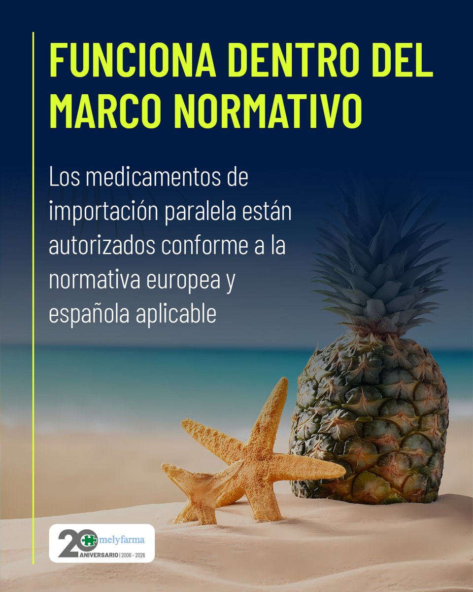 melyfarma_es's tweet photo. La importación paralela de #medicamentos funciona dentro del marco normativo y refuerza la capacidad de respuesta de las #farmacias https://t.co/y7xblDwnUE
