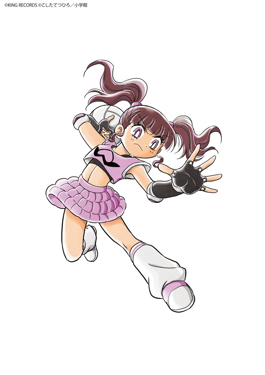 DojjiZi's tweet photo. ドッジ弾子OP主題歌〔会心の一劇〕ジャケットの
 #ももクロ メンバー様のイラストはこしたてつひろ先生描き下ろし!!

〝モノノフ〟であるこした先生、超熱筆!!!
（高城れにさんのギプスはこした先生のアイディアだ）

🔥可愛くて熱血なリリックビデオも公開中！
🎥 https://t.co/WYTsrlalb1 https://t.co/EMrwQGOfu9