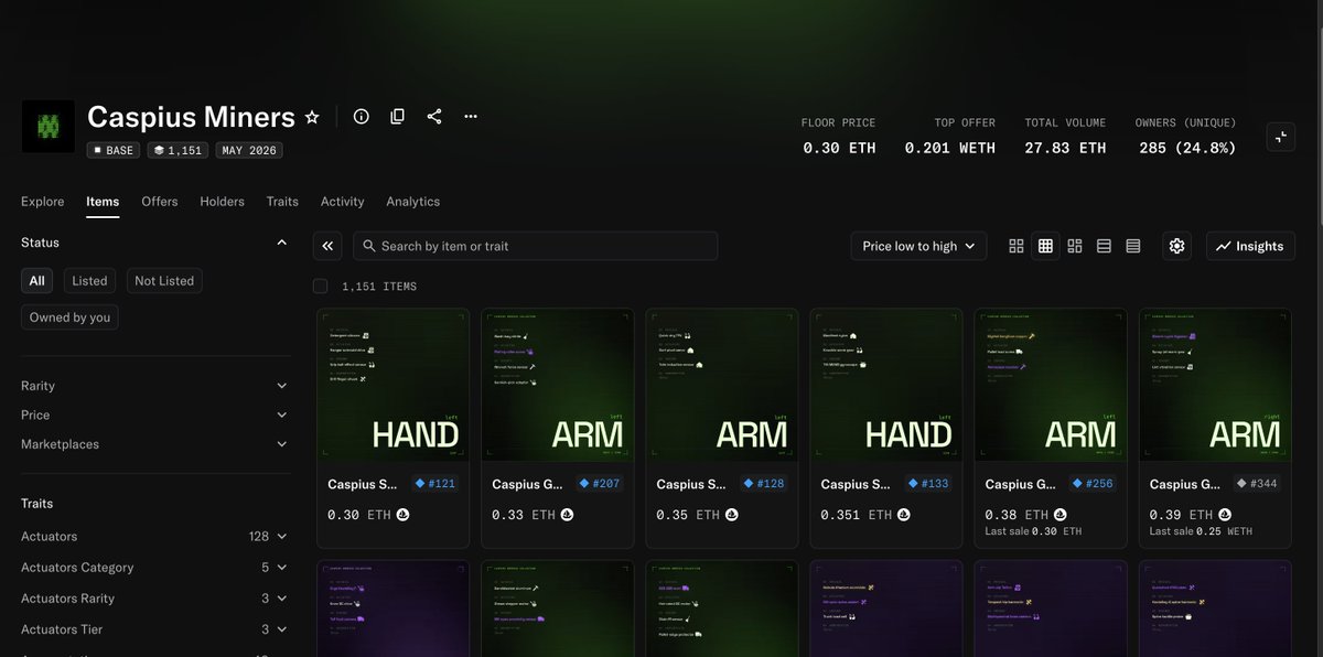 0xFrankEth's tweet photo. Bugün evde kıyafet katlayarak 43 dolar kazandım!

Base ağında, Virtuals ekosistemindeki @caspius_ai 'u bir süredir aktif kullanıyorum.  Projenin miner NFT'lerini satın alarak sisteme giriş yaptım ve şu an elimde 5 Caspius NFT var.

Sistem şöyle çalışıyor: NFT sayın günlük kapasiteni belirliyor. 5 NFT ile şu an 15 enerjim var, bu da bana günde 30 dakika kayıt alma hakkı veriyor. Yaptığım şey aslında çok basit, telefonla ev içi görevleri kaydediyorum, mesela kıyafet katlama gibi günlük işler. Bu kayıtlar robotların ve fiziksel AI modellerinin eğitimi için veri oluyor, karşılığında da CAS kazanıyorum. Şu an günlük ortalama 1.727 $CAS token, yani mevcut fiyatla yaklaşık 43 dolar kazanıyorum.

Bu iş bana biraz zamanında popüler olan StepN'i hatırlatıyor. Mantık benzer ama burada yürüyerek değil, evde günlük işleri yaparak kazanıyorsun. Yani kıyafet katlamak, toplamak gibi zaten yaptığın işler karşılığında $CAS kazanıyorsun.

İşin bir de üretim tarafı var. NFT'lerini CAS harcayarak level atlatıyorsun ve Level 5'e ulaşan iki NFT birleşip yeni bir NFT üretebiliyor. Bir NFT'yi Level 5 yapmak toplam 5.000 CAS, ilk üretim ise normalde 15.000 CAS ama şu an %50 indirimle 7.500 CAS. Yani üretime ulaşmak ciddi bir emek, önce kazanıp sonra o kazancı sisteme geri yatırıyorsun, en azından şuan be gelirleri arttırmak için öyle yapıyorum.

Bir detay ise : NFT'lerini operatörlere belirli sürelerle kiralayabiliyorsun. Kazanç oranını NFT sahibi belirliyor, mesela 50/50. Yani kendin kayıt almak istemediğin zaman bile NFT'n pasif çalışabiliyor. Bütün detaylar Pair sekmesinde görünüyor.

Evde yaptığım basit işler gerçekten robotik AI tarafında kullanılabilecek veriye dönüşüyor, ben de karşılığında $CAS token kazanıyorum.

Şimdi hedefim NFT sayımı 10'a çıkarmak. 10 NFT ile kapasite 35 enerjiye, yani günlük kayıt sürem 30 dakikadan 70 dakikaya çıkıyor. Mevcut fiyatlarla hedefim buradan günde 80-90 dolar civarında günlük gelir sağlamak.

Robotik ve AI verileri bu sektörün en büyük sorunu ve @caspius_ai bu soruna harika bir yöntem ile çözüm buluyor.

https://t.co/zF2z79H5Q6