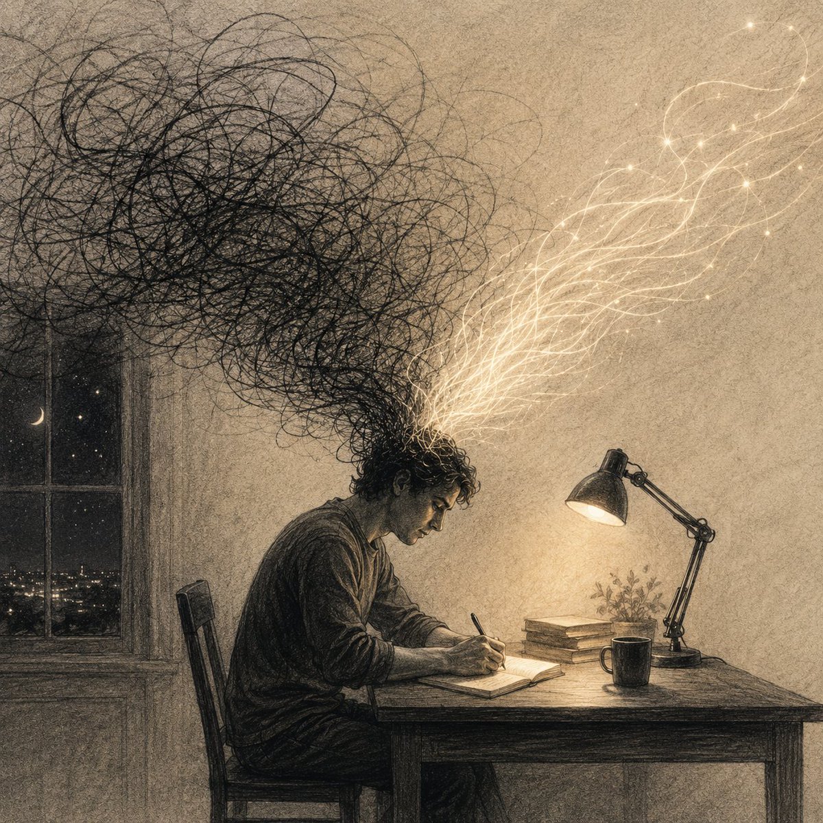 Wordofwise_'s tweet photo. 5 minutes is all I need.

I'll explain why journaling is one of the most underrated mental habits.

(With a simple way to start.): https://t.co/yhAjsXbkqj