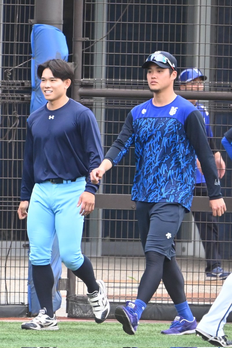 WellerGallagher's tweet photo. 7/7 DOCK #神里陸 選手 #坂口翔颯 選手。國學院大学時代に同級生バッテリー組んでた二人の再会😣 https://t.co/Kqc3857BEk