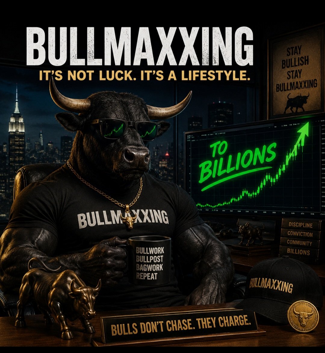 Bullmaxxinggg's tweet photo. Stay bullish. Stay Bullmaxxing.🐂🐂 https://t.co/WDPgoeeCnY