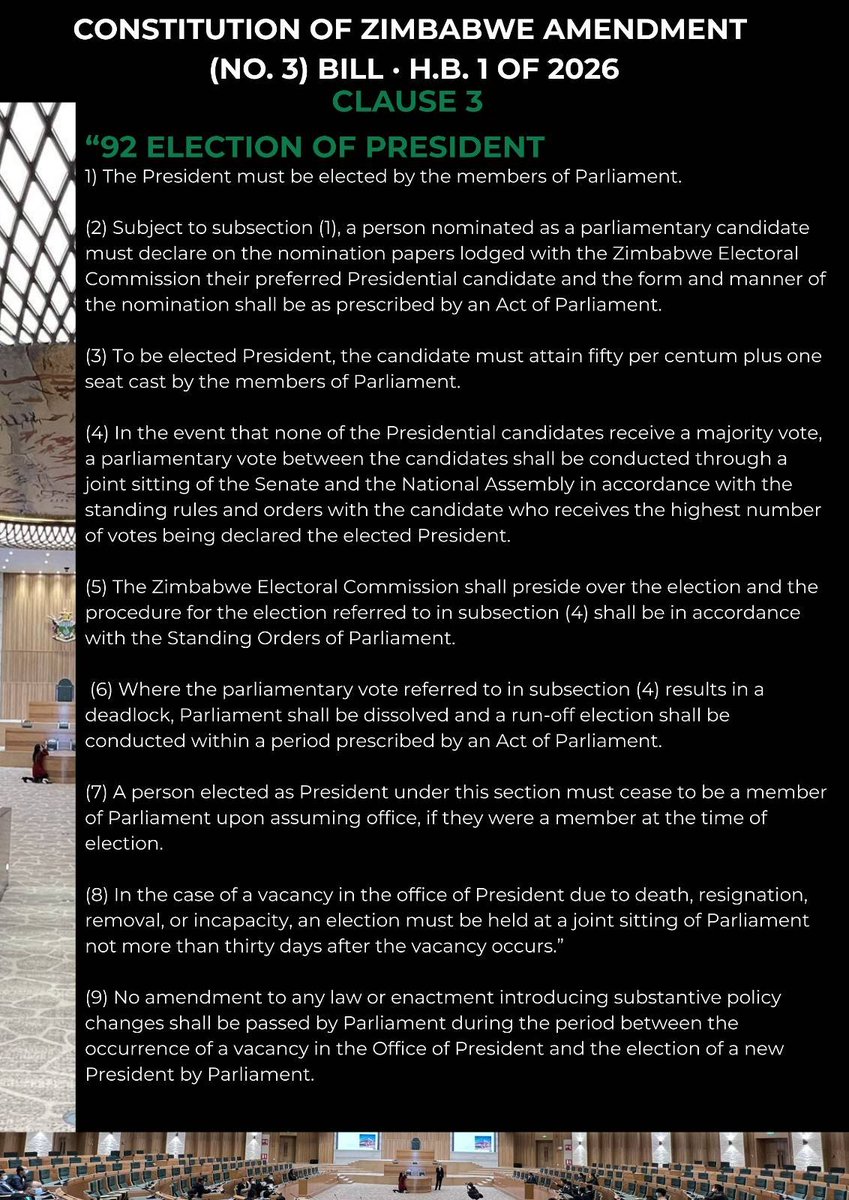 nkanyezibrown's tweet photo. Knowledge beats speculation every time. Clause 3 sets out the proposed process for the election of the President. #ReadTheBill #CA3 https://t.co/od8D0joL31