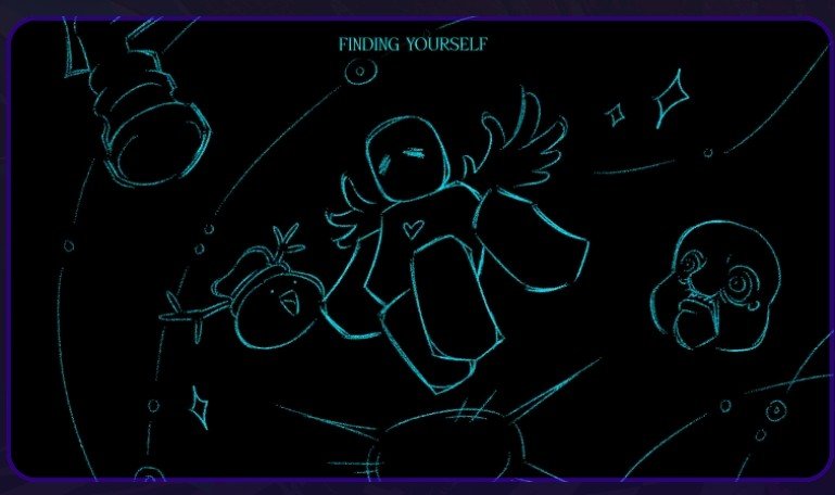sinner_001x's tweet photo. i like the little detail where on each difficulty theres a "Find your flame." lyric on them when connected.
"Finding yourself"
"All alone"
"in a chaotic world"
#Nullscape https://t.co/kDwDrk2nZx