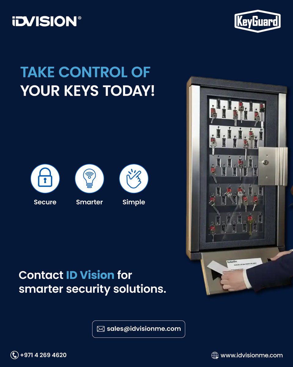 idvisionme's tweet photo. What happens when your organization manages hundreds of keys across multiple locations?

Explore the solution:
https://t.co/IEU9OCtNah

#KeyManagement #SecuritySolutions #AccessControl #SmartSecurity #EnterpriseSecurity https://t.co/3oZ4ldXl43