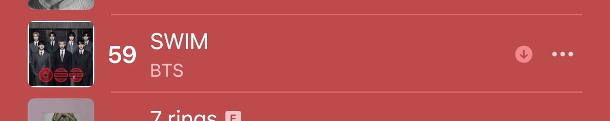 mj_alwayss's tweet photo. Day 109 on Global AM- 

- Swim re- enters top 60 
#59 (+15) 

We have recovered 41 spaces for Swim since past two days. Let’s re-enter top 50 guys. 

Stream Swim and Arirang on Apple music. https://t.co/w4E9fT0chM