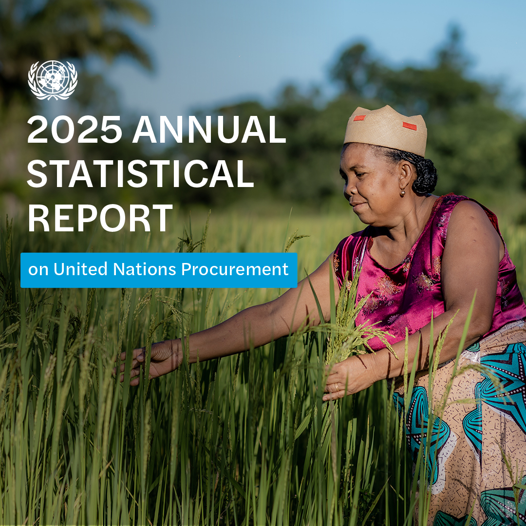 UNOPS's tweet photo. From #ClimateAction to global health, sustainable procurement plays a crucial role in fostering a brighter future for people and the planet 🌍🌱

Read the latest @UN procurement report to see how the UN is buying for impact, advancing the #SDGs and responding to global needs.

👉 https://t.co/61NMHCE8YN

#UNstats