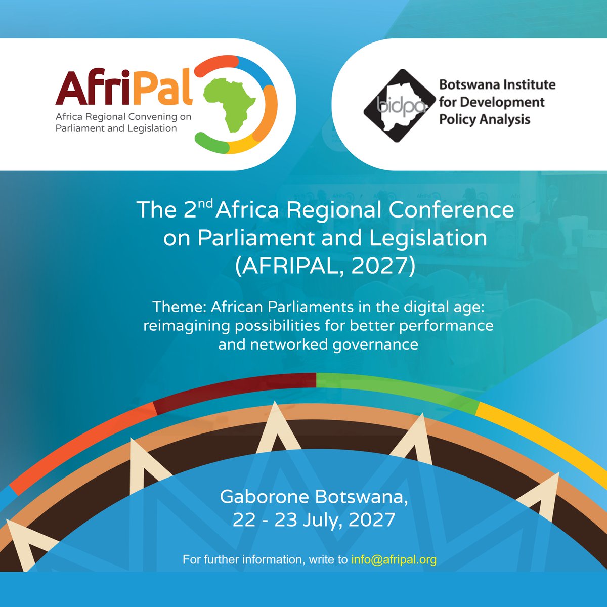 AfripalConf's tweet photo. Digital   tools designed without women, youth, or disabled people in mind replicate   existing exclusions.
 
  #AFRIPAL2027 asks how parliaments fix this.
 
  Sub-theme: Representation and Accountability  in the Digital Era.

Don't miss: July 22-23, 2027, Gaborone Botswana. https://t.co/fBpJrEnF4R