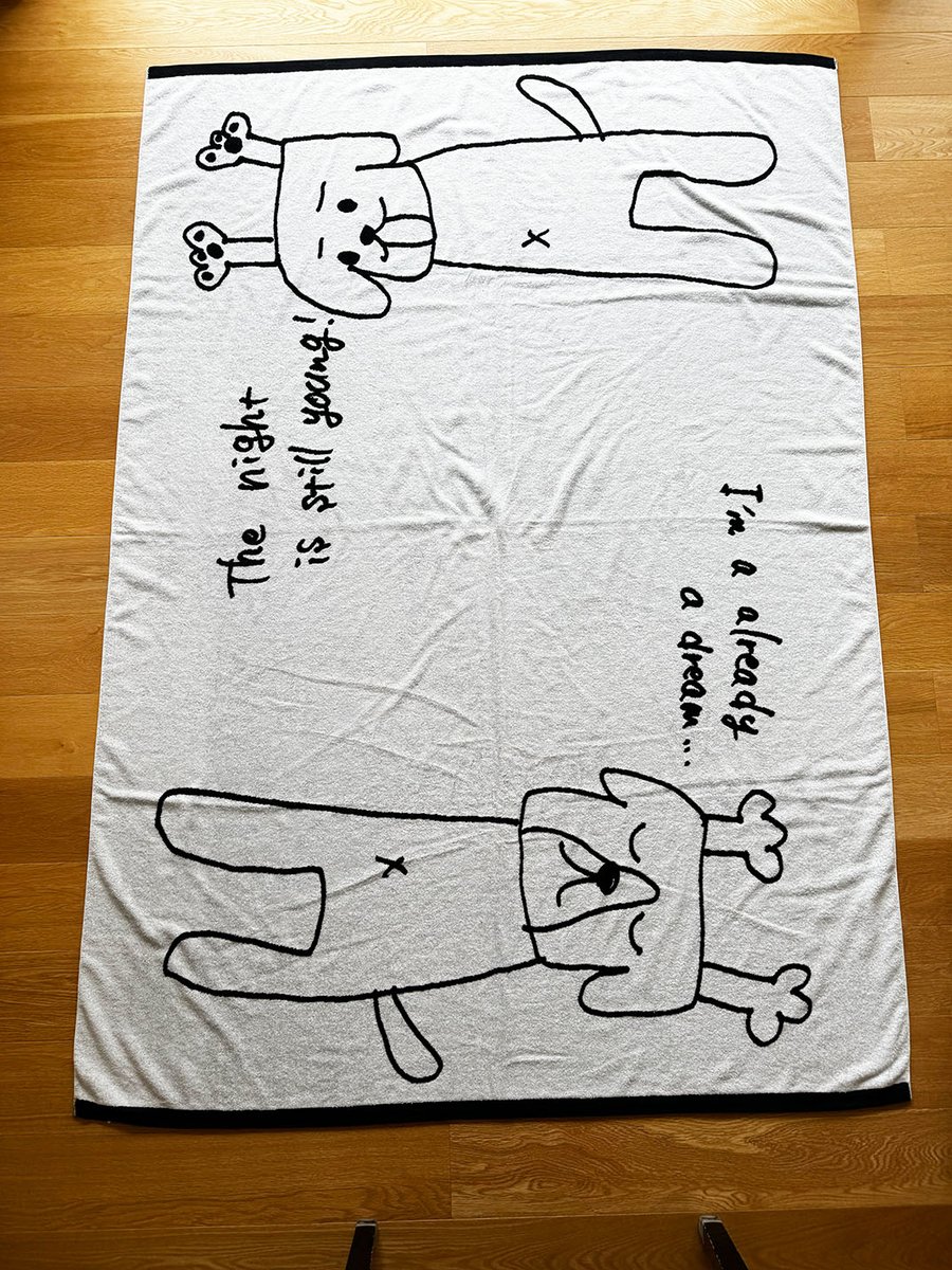 johnankun's tweet photo. ＼完成記念プレゼント🎉／

「あなたの絵をタオルケットにします」企画

こしあん もみじ さん（@kosianmomiji）の
ワンコちゃんたちが
タオルケットになりました🐶

完成を記念して
抽選で1名様にプレゼント🎁

✅応募方法：フォロー＆リポスト
⏰応募締切：7/14（火）まで

もう夢の中へ行きそうなワンコちゃんと、
「まだ寝ないで」と話しかけるワンコちゃん

そんなほほえましいやりとりに
ほっこりしながら眠りにつける一枚です🌙

📢現在、ほかにも
3つのプレゼント企画を開催中！

気になる作品がありましたら
ぜひそちらもご参加ください✨

たくさんのご応募
お待ちしております🐘