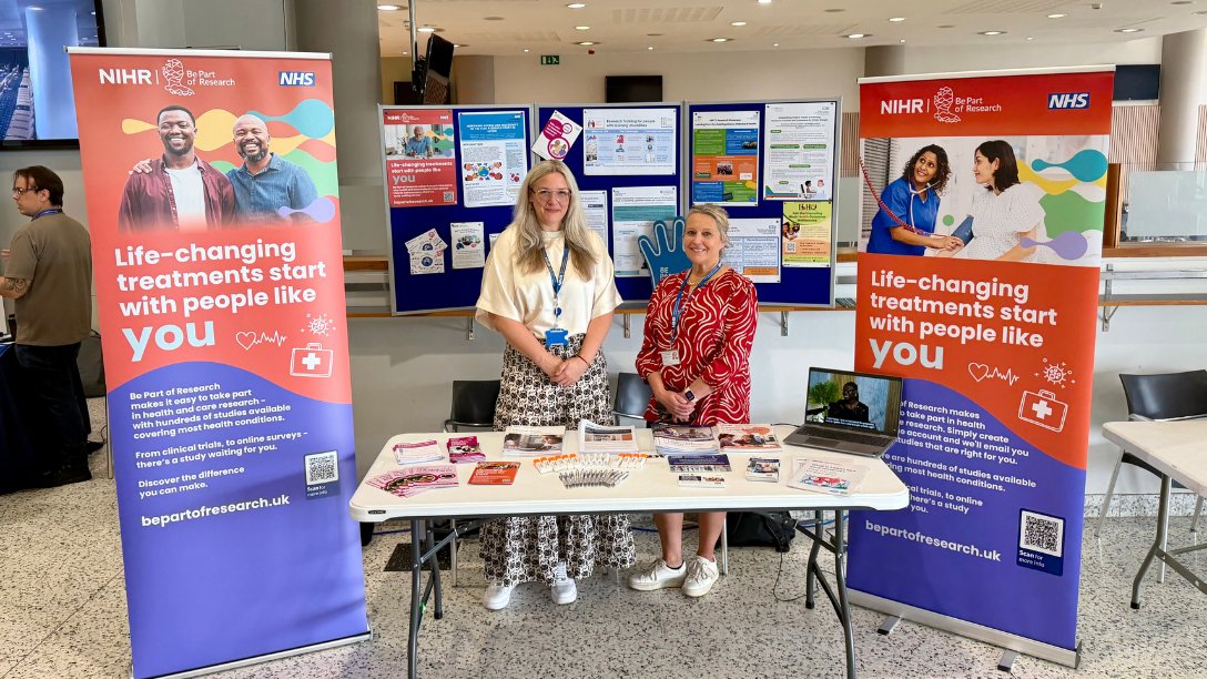 NIHRrdn's tweet photo. We had a great time last Friday at the Norfolk and Suffolk Health and Care Expo in Newmarket!

The event was a fantastic opportunity for everyone to come together to share the breadth of fantastic work going on across Norfolk and Suffolk. https://t.co/NdeQXlGuw5