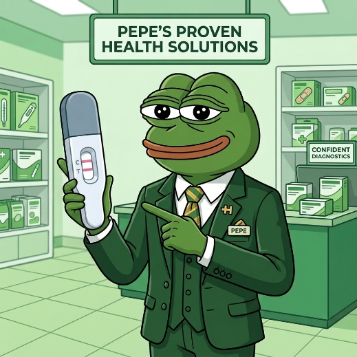 twolinetestpack's tweet photo. 🩺 PEPE's Health Report:

❤️ Community: Strong
📈 Momentum: Healthy
💊 Prescription: $Testpack 

See you at the next milestone. 🚀 https://t.co/RWKEGdTcGW