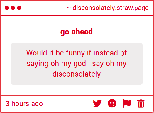 disconsolately tweet media