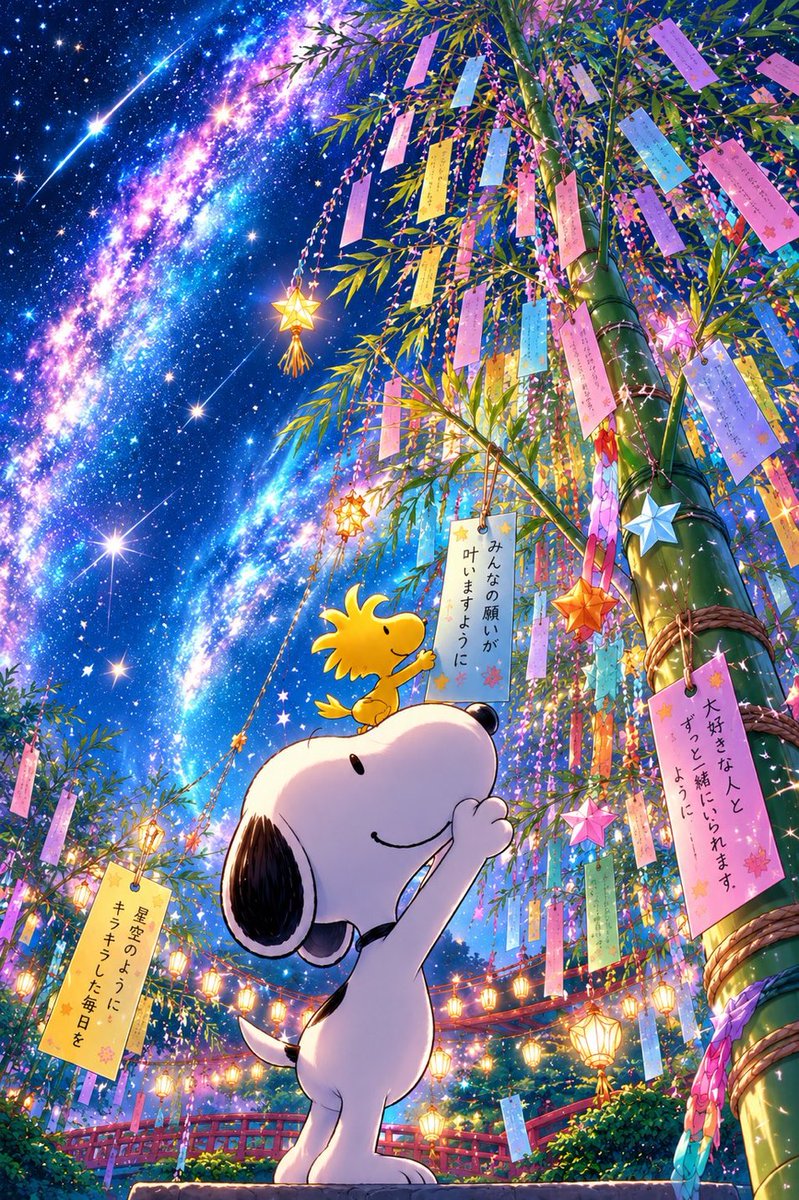 Miffyfans123's tweet photo. 💫💥
#Tanabata #snoopy https://t.co/VVk6oWeCLc