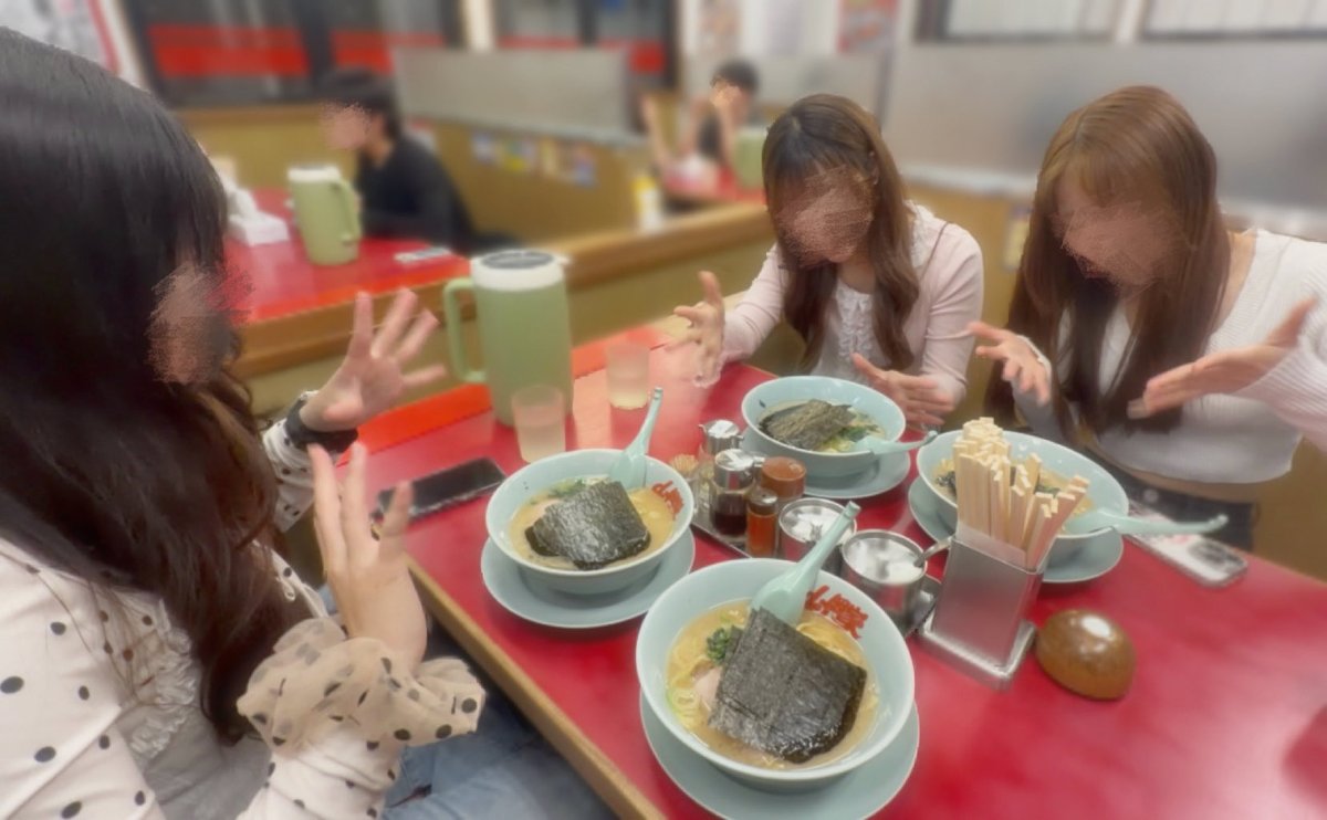 clan__group's tweet photo. sayaです🎀

先日、友達と初✨️山岡家に行ってきました！
めっちゃ美味しかったです〜🤤

おすすめのラーメン屋さんあったら教えてくださいm(_ _)m♡ https://t.co/Yvo8eEELfk