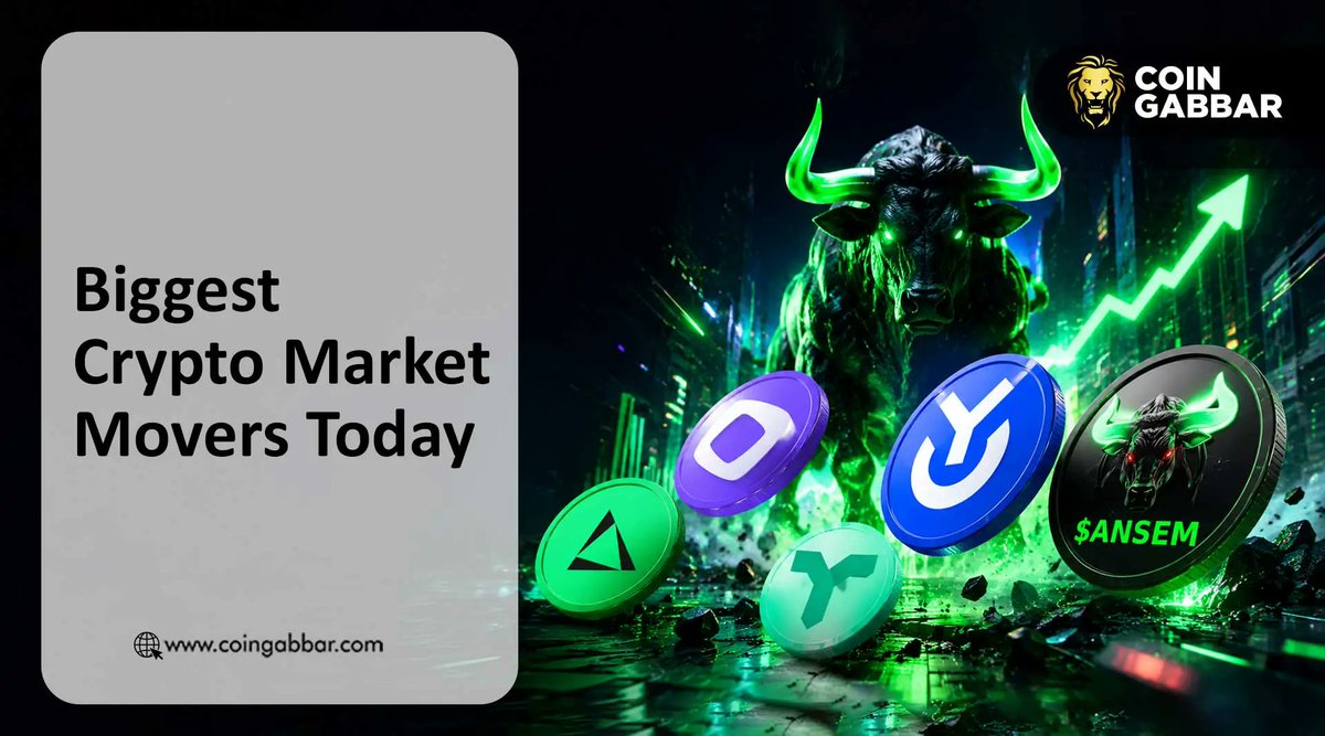 coin_gabbar_'s tweet photo. Crypto Gainers Today - 🔥
$VANRY, $EDGE, $YFI, $ANSEM, $MON
👉For More Details - https://t.co/8ChJltcPLI
#CoinGabbar #Gainers #Crypto #TopCryptoGainers #CryptoCommunity #token @blknoiz06 https://t.co/hViO8dNSeR