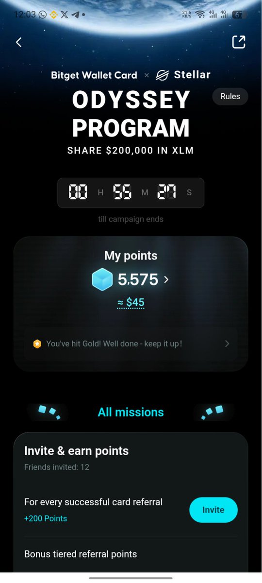 keyur006791's tweet photo. leaderboard keeps changing but consistency always pays off

5,575 points so far and I'm not stopping here

Time to make these last hours count 🚀
@BitgetWallet #BGWPayFiOdyssey
@zulqarnain44415 @Sahiba1112 https://t.co/uZsWFVmDNN