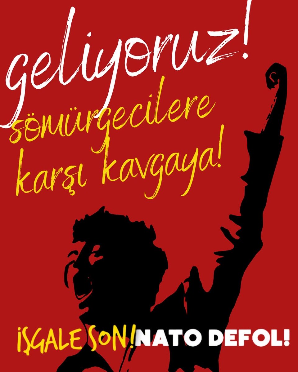 natodefolcom's tweet photo. Sömürgecilere karşı kavgaya geliyoruz!

🕣🕣🕣Az kaldı…

Gözünüz Ankara sokaklarında olsun. https://t.co/8Tdun1bnev