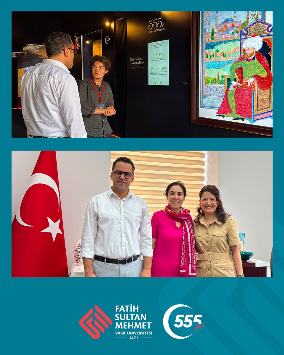 fsmvu's tweet photo. Erasmus KA171 projesi kapsamında Tunus, Ecole Polytechnique de Sousse Direktörü Dr. Nadhem Sayari’yi Üniversitemizde ağırladık.

Hareketlilik kapsamında Rektör Yardımcımız Prof. Dr. Turan Gökçe ile bir araya gelen Dr. Sayari kurumlarımız arasında devam eden ve uzun yıllara dayanan iş birliğinden duydukları memnuniyeti ifade etti. 

Sanat, Tasarım ve Mimarlık Fakültesi Dekanı Doç. Dr. Yusuf Civelek ile yapılan görüşmede Erasmus kapsamında devam eden iş birliği ve yeni dönem planlamaları görüşüldü. Mühendislik Fakültesi Dekanı Prof. Dr. Burhanettin Can, Dekan Yardımcıları Burcu Bektaş Demirci, Dr. Öğr. Üyesi Sezer Öztürk ve akademisyenlerle yapılan toplantıda yeni imzalanan akademik anlaşma kapsamında fakülte özelinde yürütülebilecek öğrenci-akademisyen değişimleri, sertifika programları ve araştırma projeleri üzerine fikir alışverişi yapıldı. Fakülteye ait laboratuvarlar ziyaret edildi. 

İktisadi ve İdari Bilimler Fakültesi Dekanı Prof. Dr. Fatma Gülruh Gürbüz ile yapılan toplantıda ise ESTIM Business School ile olası iş birliği imkanı değerlendirildi. Son olarak Dr. Sayari, 555. Yıl İnteraktif Müzesi’ni ziyaret etti.

-

We were pleased to host Dr. Nadhem Sayari, Director of Ecole Polytechnique de Sousse, Tunisia, within the scope of the Erasmus KA171 project.

Dr. Sayari met with our Vice Rector, Prof. Dr. Turan Gökçe, and expressed his pleasure with the long-standing and successful cooperation between our institutions.

In a meeting with Assoc. Prof. Dr. Yusuf Civelek, Dean of the Faculty of Arts, Design and Architecture, the ongoing Erasmus collaboration and plans for the upcoming project period were discussed.

During a meeting with Prof. Dr. Burhanettin Can, Dean of the Faculty of Engineering, Vice Deans Assoc. Prof. Burcu Bektaş Demirci and Dr. Sezer Öztürk, along with faculty members, the participants exchanged ideas on student and academic staff mobility, certificate programmes, and joint research projects that could be carried out under the newly signed academic cooperation agreement. Dr. Sayari also visited the faculty’s laboratories.

In the last meeting with Prof. Dr. Fatma Gülruh Gürbüz, Dean of the Faculty of Economics and Administrative Sciences, potential collaboration opportunities with ESTIM Business School were explored.

Lastly, Dr. Sayari visited our 555th Anniversary Interactive Museum.