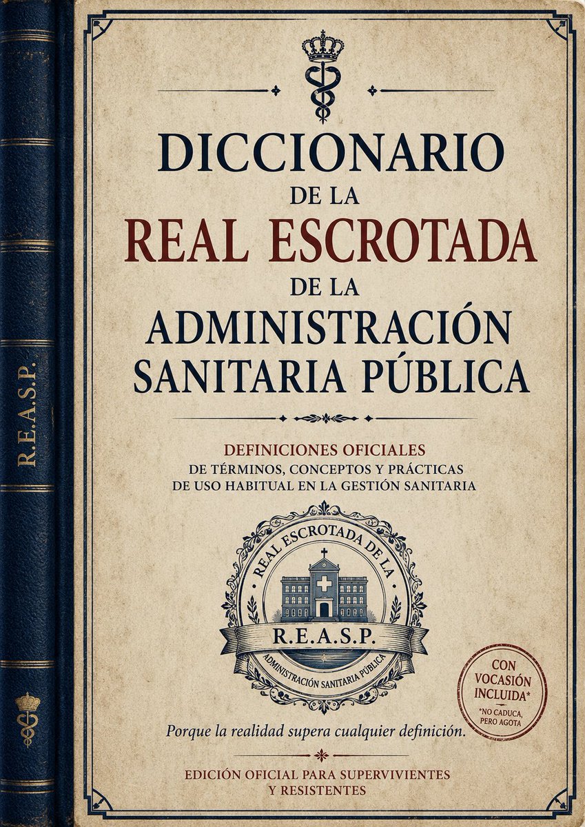 DoctorSITHo's tweet photo. Hoy, en el Real Diccionario de la Escrotada de la Administración Sanitaria...

CONCILIACIÓN FAMILIAR

s. f.

Figura jurídica de carácter mitológico cuya existencia ha sido ampliamente documentada en folletos corporativos. https://t.co/dhjjWfsugm