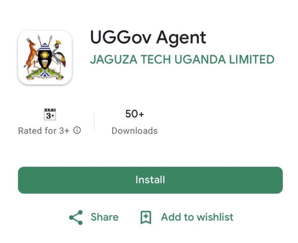 GyozlynB's tweet photo. Access government services with ease right from your phone.
Get started with the #UGGOVAGENT app and enjoy a simpler, faster way to connect with essential public services.

Now available on the Google Play Store: https://t.co/sg6ricjiT5… https://t.co/wrNdRkNgwn