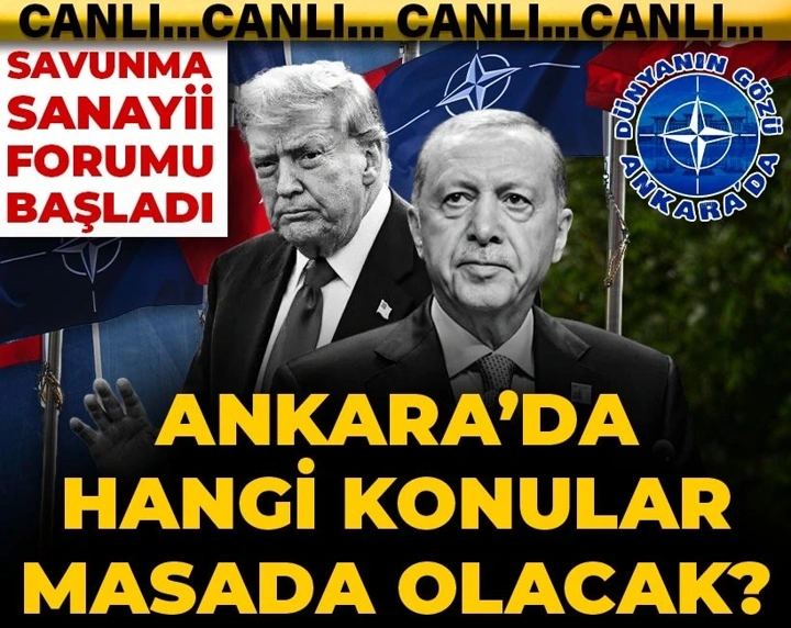 halktvcomtr's tweet photo. #CANLI | Dünyanın gözü Ankara'daki NATO Zirvesi'nde 

▪️ Savunma sanayii forumu başladı

▪️ Ankara'da hangi konular masada olacak?
https://t.co/pNqfgmapFD