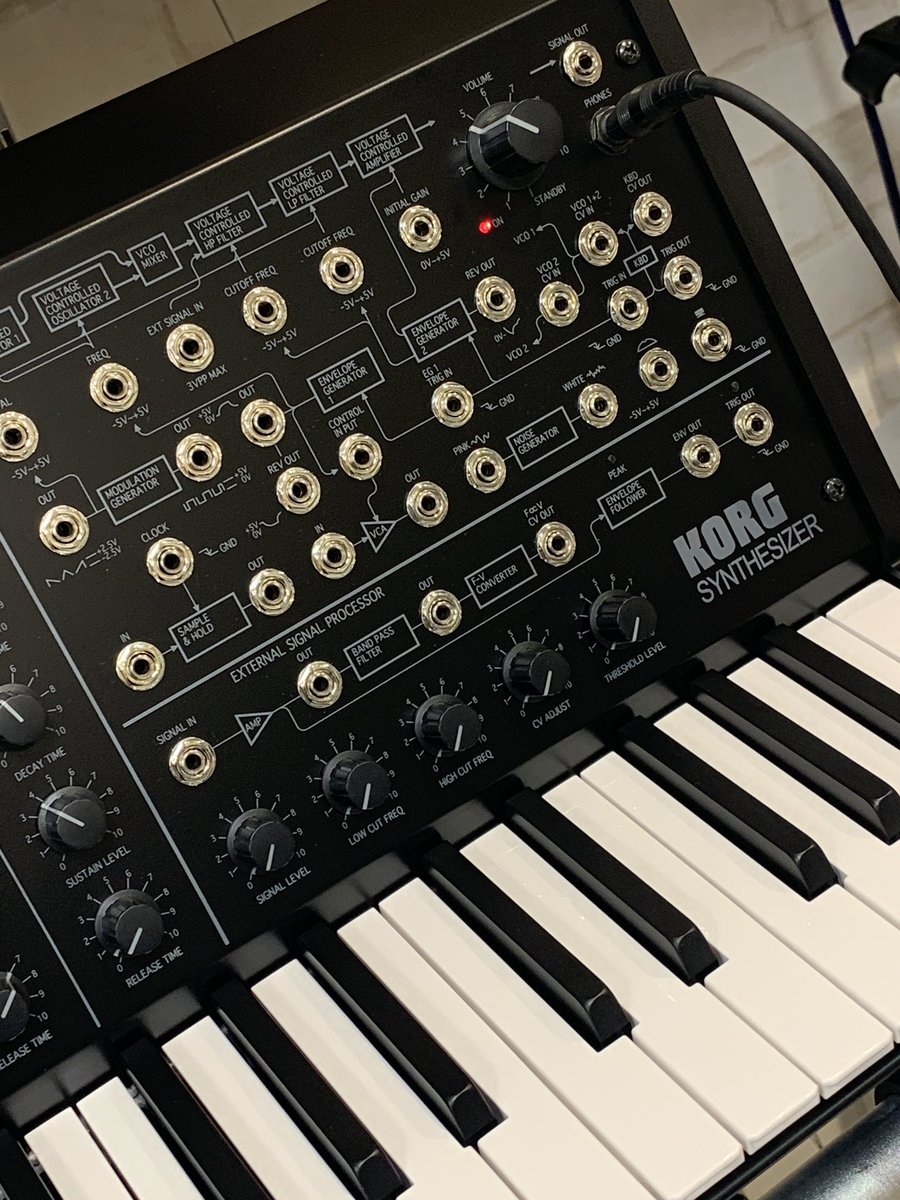 📢展示情報 #korg MS-20mini 名機MS-20を86%のミニサイズで復刻した
