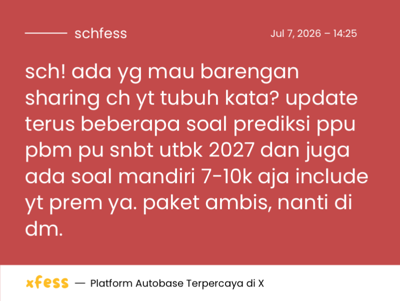 Schoolfess tweet media