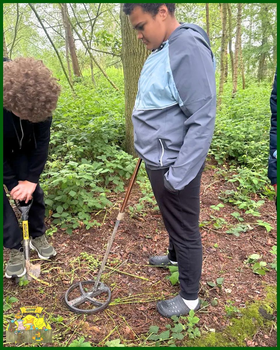 woodside_group's tweet photo. Careers Week Spotlight! ⭐️
Some of our learners in Leicestershire had the amazing opportunity to go metal detecting in the local woodland where they found some silver treasures!
We are very proud of our learners and their findings!
•
•
•
#WoodsideGroup #Autism #ASC #LOtC https://t.co/WwdaFZjqXd