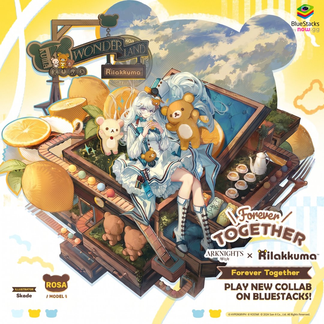 bluestacksinc's tweet photo. Rosa trading heavy combat gear for lemon and tea vibes 🧸🍋
Arknights x Rilakkuma Forever Together outfit is live until July 27th! 💕✨
grab it before it is gone!

#Arknights #Rilakkuma #Rosa #ForeverTogether #Arknights #Yostar #Crossover https://t.co/APOeoBfgv0