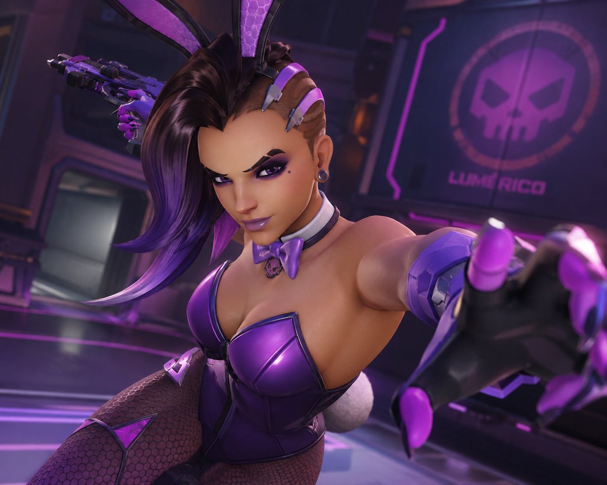 LuxBoutiqueAI's tweet photo. Sombra - Overwatch 2 💜🐰

#Sombra https://t.co/gIhGSq9A8d