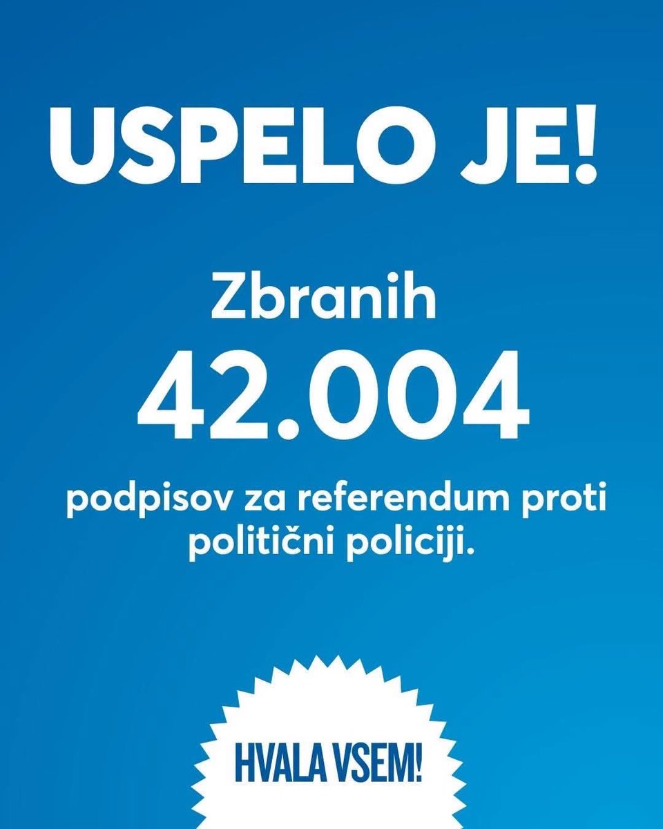 TiaraKronca's tweet photo. Sedaj pa na referendum!😍 https://t.co/0bLxcjIWwY