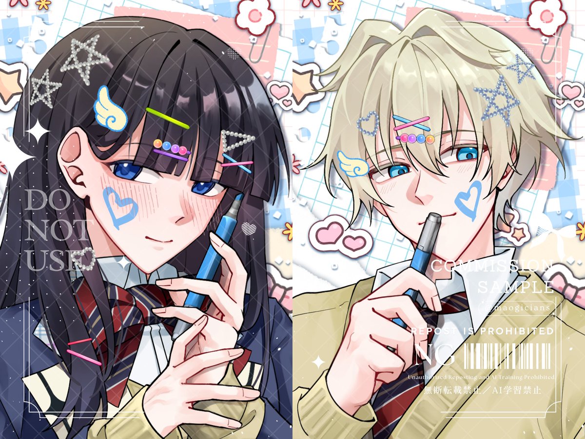 maogicians's tweet photo. [2026] photocard styled omakase commission

thank you for your patronage!
#commission #artcommissions #vgencommissions https://t.co/1cKMTBoGRz