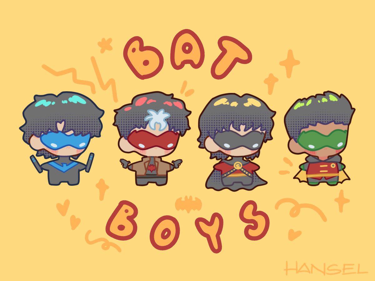 Hansel_HH's tweet photo. Little birds 🤏🦇🐦🐦‍⬛

#nightwing #redhood #redrobin #robin #batman #dccomics https://t.co/CA4POvyb7r