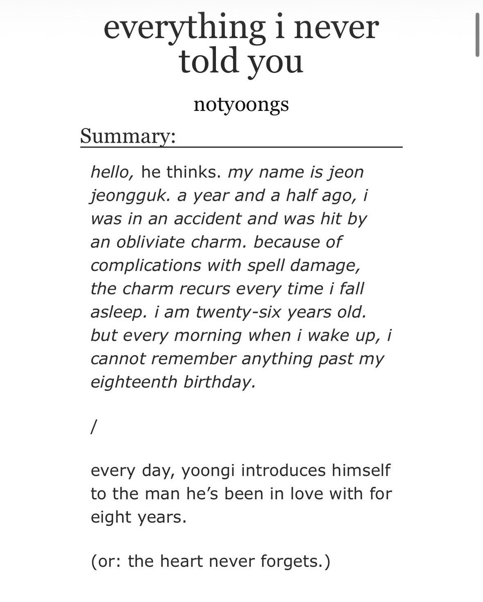gaeair's tweet photo. angst of doom and despair 

everything i never told you by notyoongs - 방탄소년단 | Bangtan Boys | BTS https://t.co/vxp9LefAKG via @ao3org https://t.co/VBOB3RiUZq