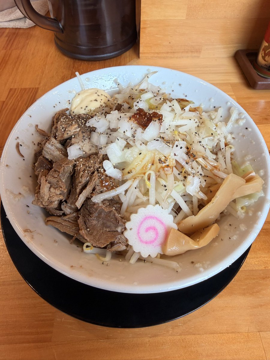 i291030's tweet photo. 昼まぜそば〜 https://t.co/15zW6XZx7U
