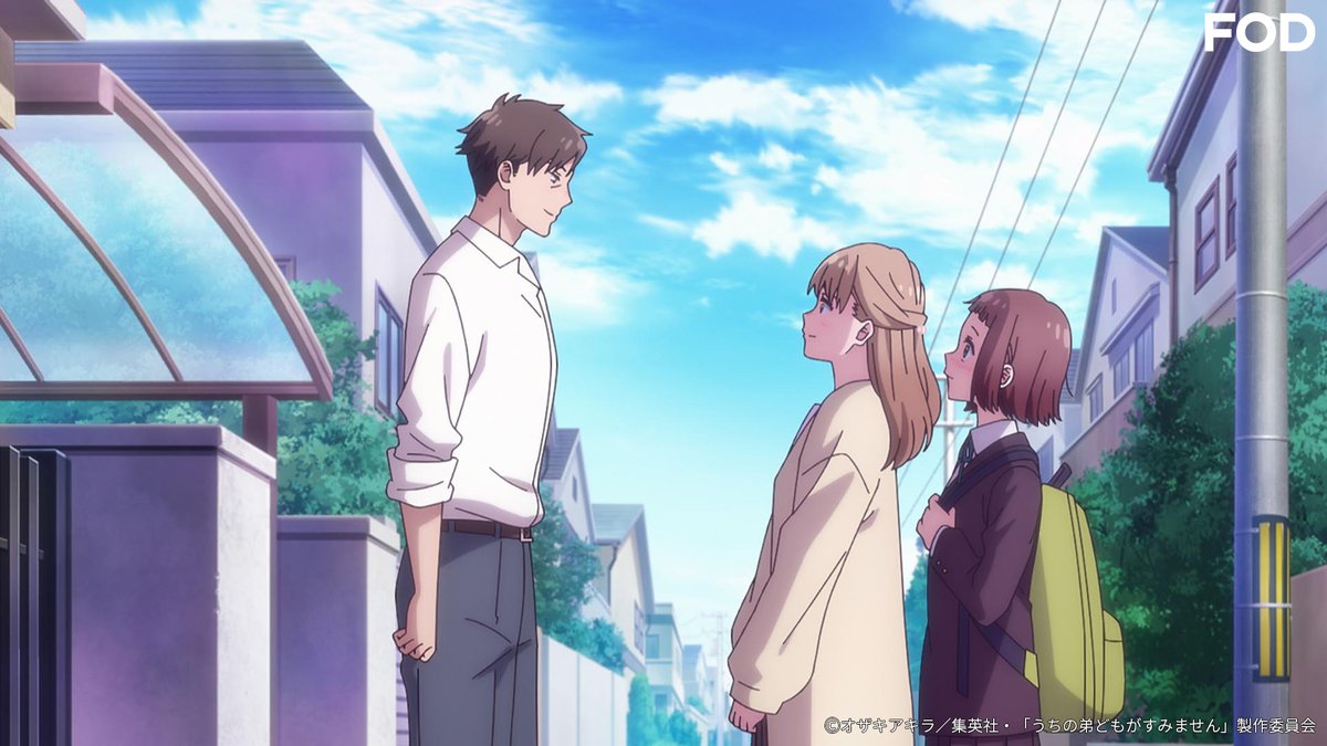 fujitvplus's tweet photo. 🆕アニメ『#うちの弟どもがすみません』
#FODプレミアム で第1話を配信開始！

　　新米長女と個性豊かな弟4人との
　　にぎやかな毎日が織りなす、
　　スイートホームラブコメ開幕！💛
✦・━━━━━━━━━━━━━━━ ・✦⁡⁡

第1話「ようこそ成田家へ」

#FOD #うち弟アニメ @uchioto_anime
#大空直美 #増田俊樹 #八代拓 #小野賢章 #寺澤百花 #小野大輔 #遠藤綾

https://t.co/QuM6IYvlfx
