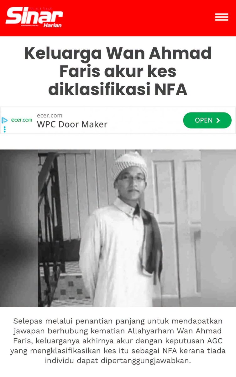 liyana_marzuki's tweet photo. MANDAMUS

Ramai bertanya kepada saya.

Kenapa Team Justice for Wan Ahmad Faris tidak terus saman sahaja? Kenapa bersungguh-sungguh mahu kes jenayah dibuka semula?

Jawapannya mudah. Kerana itu hasrat keluarga.

Mereka bukan sekadar mahukan pampasan.
Mereka mahu tahu siapa yang membunuh anak mereka.

************

Awal tahun lepas, pihak keluarga menghubungi saya untuk membantu kes ini melalui kempen media sosial.

Mereka mahu mengumpulkan seramai mungkin pencipta kandungan untuk memberi tekanan kepada Kerajaan.

Saya bersetuju membantu. Tetapi saya beritahu dari awal.

Saya tidak mahu menggunakan rage bait semata-mata untuk memaksa pihak berkuasa bertindak.

Sebaliknya, saya menawarkan bantuan dari sudut undang-undang. Sebagai bekas Timbalan Pendakwa Raya, saya menghubungi rakan-rakan peguam.

Alhamdulillah, 10 orang peguam daripada pelbagai kaum dan latar belakang bersetuju membantu keluarga secara pro bono.

Kami duduk semeja. Meneliti semua dokumen. Membincangkan semua pilihan.

*************

Sebenarnya, kalau matlamat keluarga hanya mahu pampasan, laluan saman sivil jauh lebih mudah.

Tetapi keluarga tetap mahukan kes jenayah dibuka semula. Mereka mahu polis memberi kes ini peluang kedua.

Antara maklumat yang dikongsikan kepada pasukan peguam ialah:

🟦 terdapat dakwaan kejadian buli terhadap seorang pelajar lain sebelum kematian Faris.

🟦 keluarga percaya individu yang terlibat boleh dikenal pasti.

🟦 terdapat saksi yang mendakwa menerima ugutan bunuh selepas kematian Faris supaya tidak mendedahkan perkara tertentu.

Atas sebab itu, kami berpendapat jika masih ada ruang di sisi undang-undang, kes ini wajar diberi peluang kedua.

*************

Pada peringkat awal, kami mempertimbangkan satu tindakan undang-undang yang dipanggil MANDAMUS.

Ramai mungkin tidak pernah mendengar istilah ini.

Secara mudah, Mandamus ialah perintah Mahkamah yang mengarahkan sesuatu pihak berkuasa awam menjalankan tanggungjawab yang diwajibkan oleh undang-undang.

Contohnya, jika sesuatu agensi enggan membuat keputusan atau enggan melaksanakan tanggungjawab yang diwajibkan oleh undang-undang tanpa alasan yang sah, Mahkamah boleh mengarahkan agensi itu bertindak.

************

Dalam konteks kes Faris, kami mengkaji sama ada Mahkamah boleh dimohon supaya mengarahkan pihak berkuasa membuka semula kes dan meneruskan siasatan.

Namun selepas meneliti undang-undang, kami mendapati terdapat satu halangan besar.

Permohonan semakan kehakiman seperti Mandamus lazimnya perlu difailkan dalam tempoh 3 bulan daripada keputusan yang hendak dicabar. 

Sedangkan kes Faris telah berlaku lebih sedekad. Risikonya untuk gagal di Mahkamah terlalu tinggi.

Sebab itu kami mengambil keputusan untuk tidak meneruskan laluan Mandamus.

Sebaliknya, kami memilih untuk merayu dan bekerjasama dengan PDRM serta AGC.

Kerana kami percaya, ada kalanya, pintu rundingan lebih berkesan daripada pintu Mahkamah.

Maka, kami berkongsi segala maklumat yang ada dan memohon agar kes ini diberi peluang kedua.

Alhamdulillah, mereka bersetuju membuka semula kes.

Bagi kami, ketika itu, itulah kemenangan pertama keluarga.

*************

Namun kami juga sedar realitinya.
Kes ini sudah berusia 13 tahun.

Ramai antara kita membesar menonton drama seperti CSI dan NCIS.

Di televisyen, walaupun kes sudah berpuluh tahun, akhirnya pembunuh tetap dapat dikenal pasti.

Hakikat dunia sebenar jauh berbeza.

Selepas 13 tahun, bukti fizikal mungkin sudah rosak. DNA boleh tercemar.

Tempat kejadian sudah lama berubah. Ingatan saksi semakin pudar.

Ada saksi yang takut tampil ke hadapan. Ada juga yang memilih berdiam diri kerana mahu melindungi nama baik institusi agama.

Sebab itulah, walaupun Mahkamah Koroner memutuskan Faris mati akibat perbuatan seseorang atau beberapa orang yang tidak diketahui, mengenal pasti pelakunya selepas 13 tahun menjadi satu tugas yang amat sukar.
