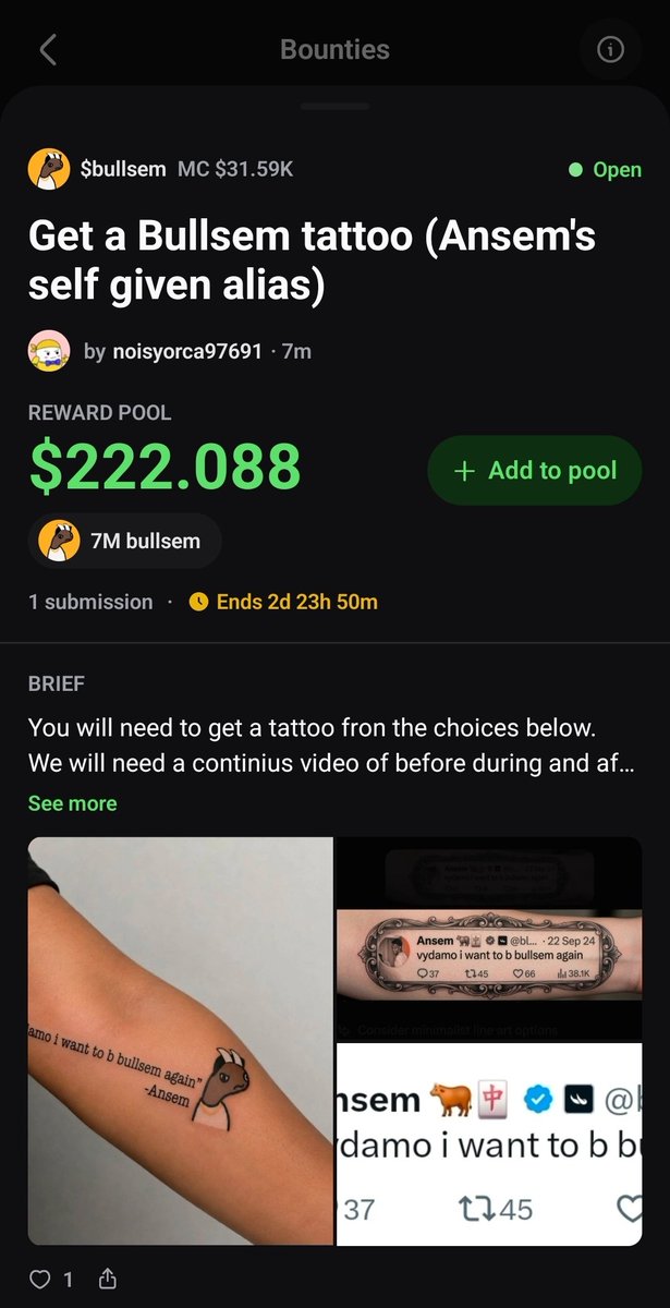 OGBullsem's tweet photo. @blknoiz06 @RachidsWorld @MissionGains We made a bounty in celebration of you fulfilling your own prophecy with $Ansem. 

We are that one group with 100% of our on chain portfolio in one bag, posting 100 times a day. 💯
You are no longer Ansem, you are now annointed.... Bullsem. 

https://t.co/pIwdC11qq5 https://t.co/TtZEQjIVLW