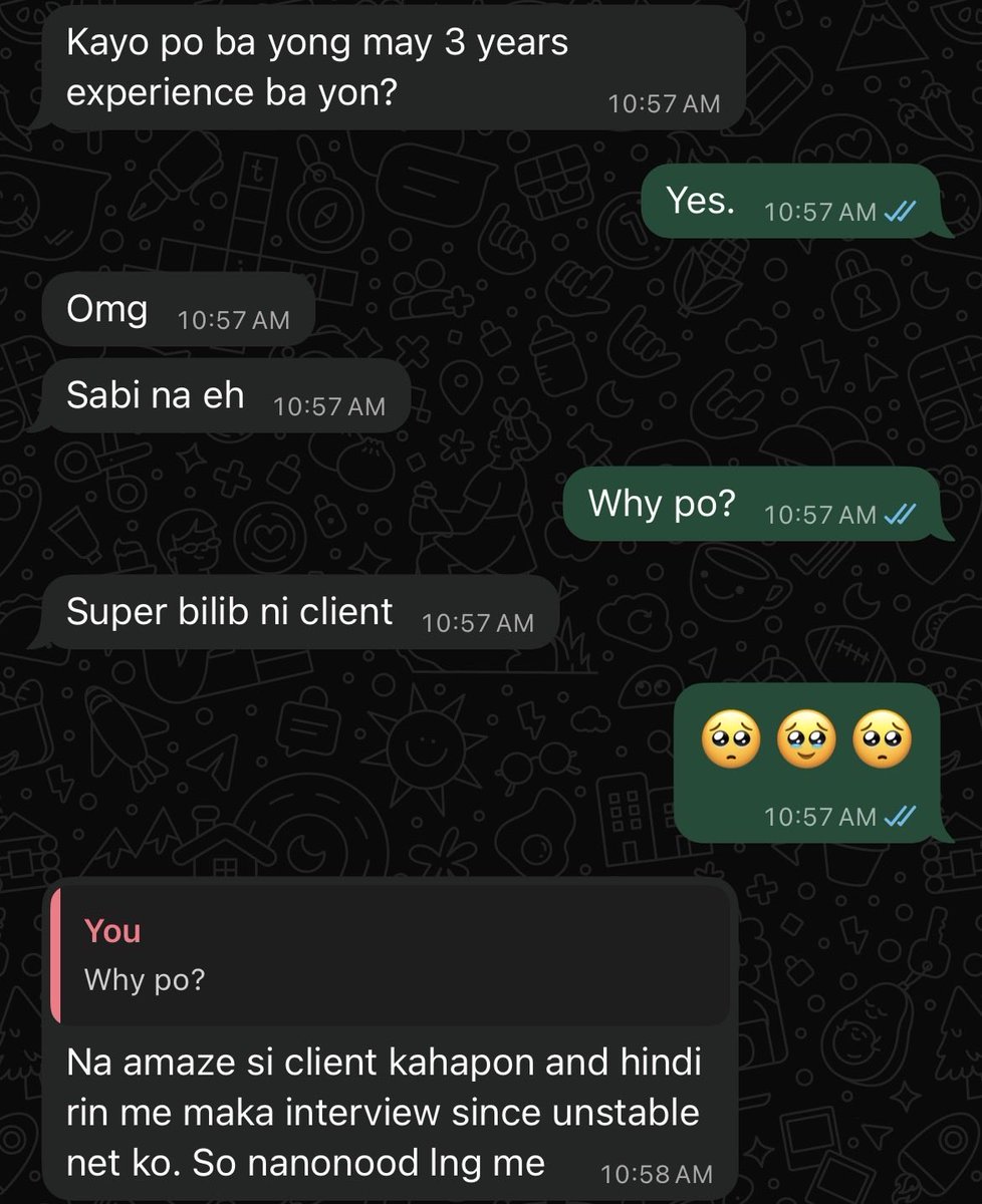 jeijvr's tweet photo. just randomly applied &amp; got a new client. i think i did good today hehe https://t.co/ABxp0dUpHo